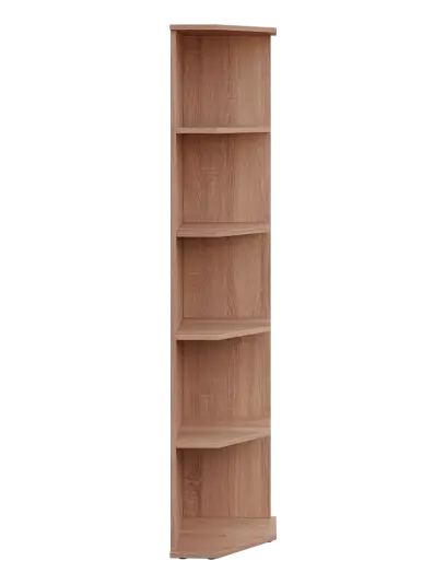 LZ 5 - 3 kancelářská skříň, rohová, pravá, 1822x360x400, dub bardolino